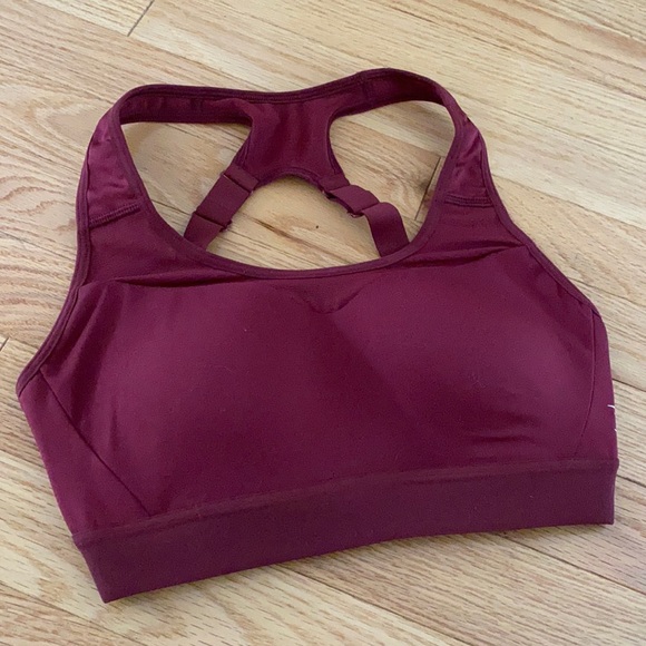 Gymshark Red High Impact Mesh Sports Bra - Picture 2 of 4